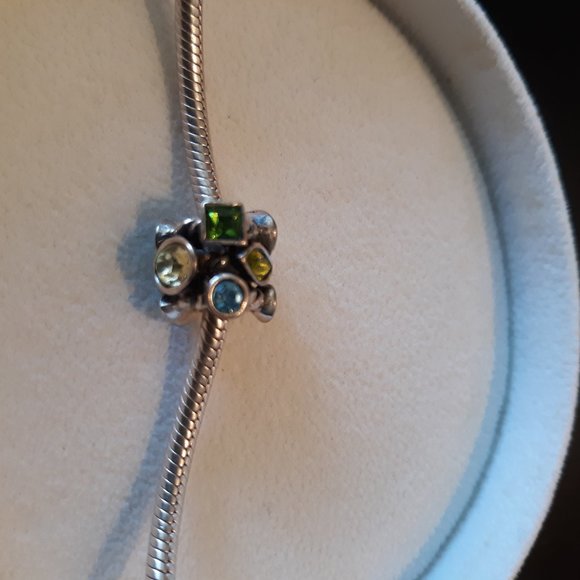 Chamilia 925 bracelet with 5 charms - Picture 6 of 7